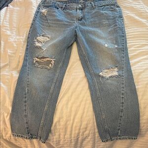 BDG Distressed Blue Boyfriend Jeans